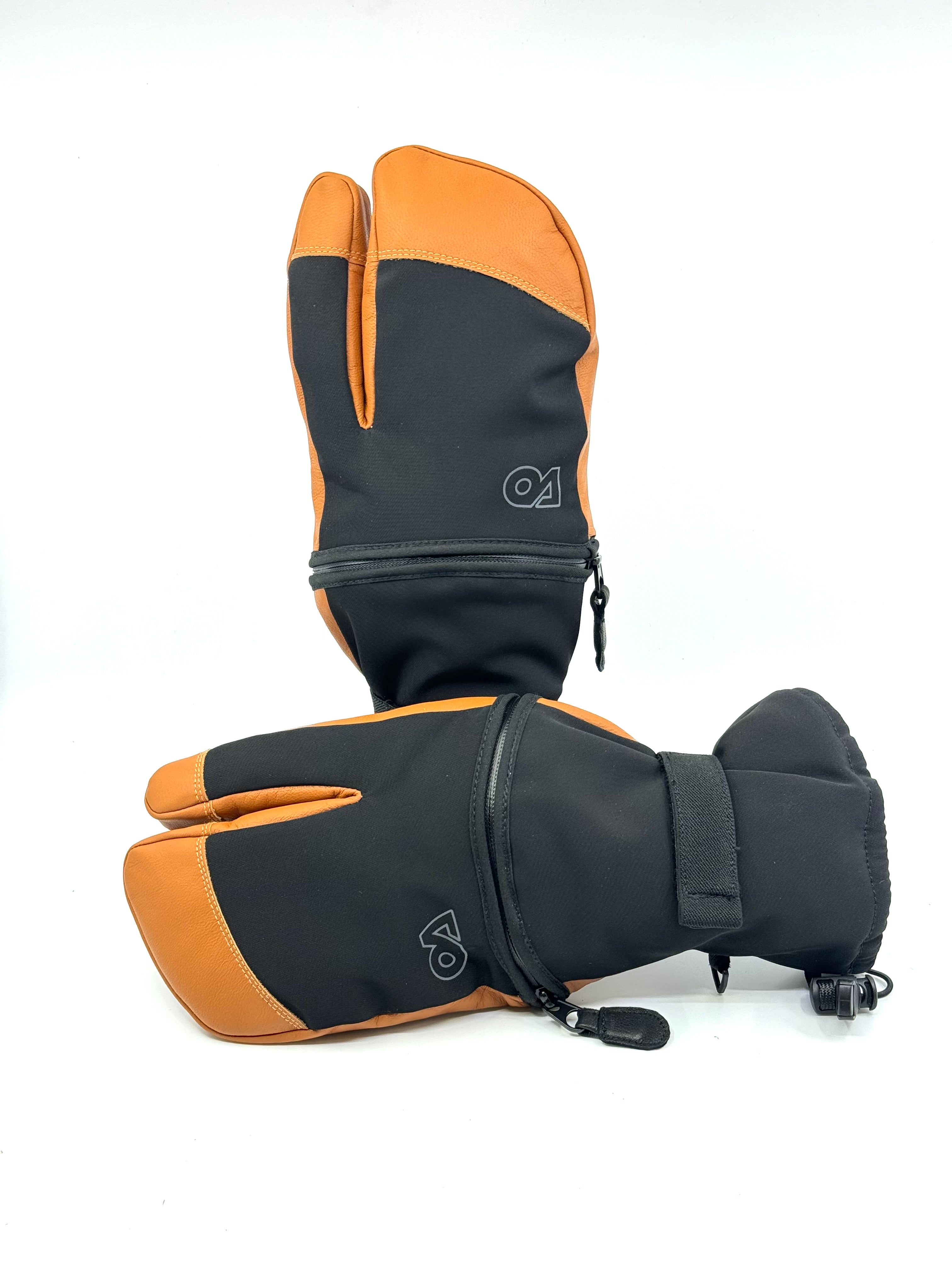 FVVO Zippered leather gloves - 小物