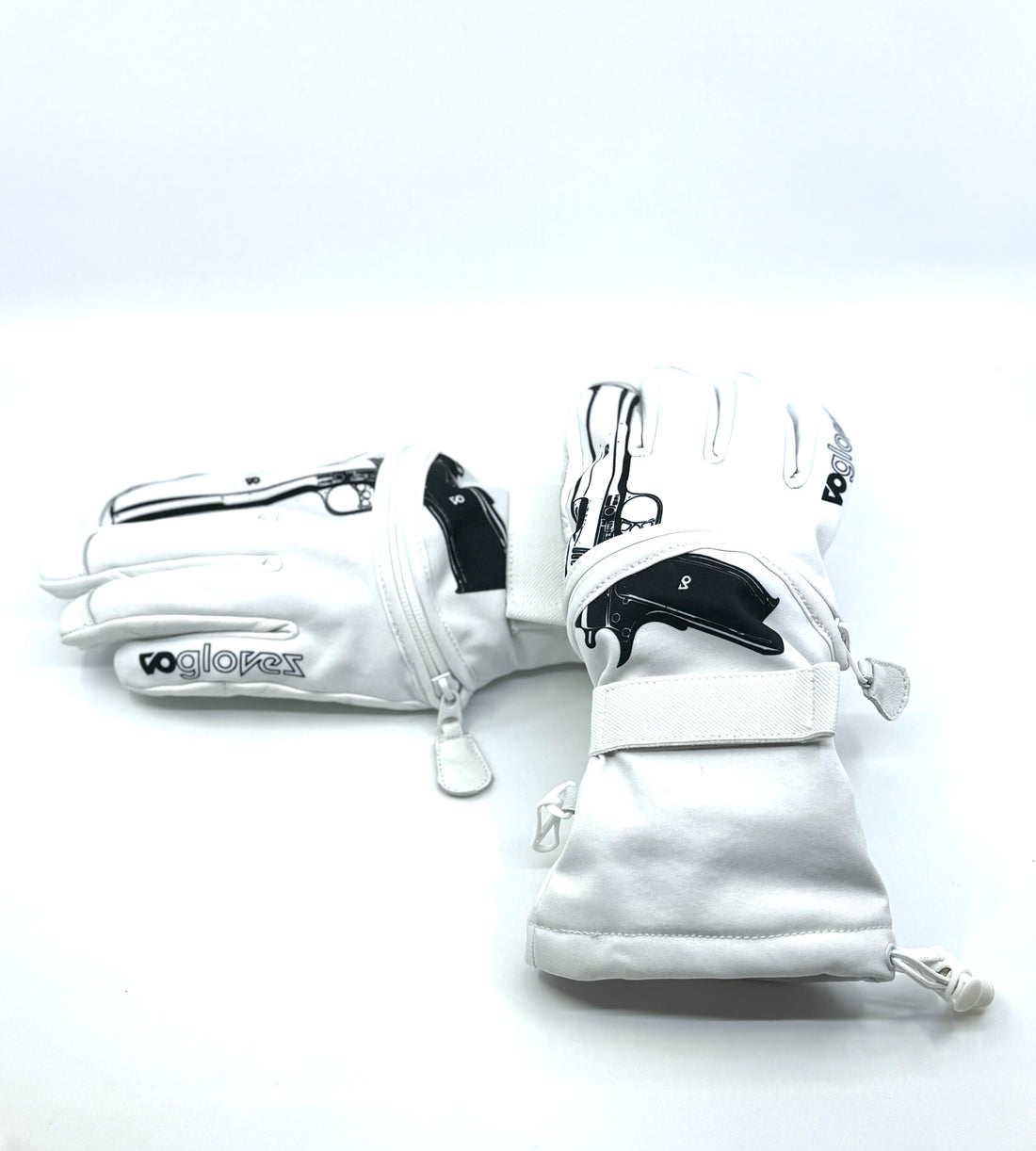 NEW! - 1911 PISTOL GLOVES - WHITE