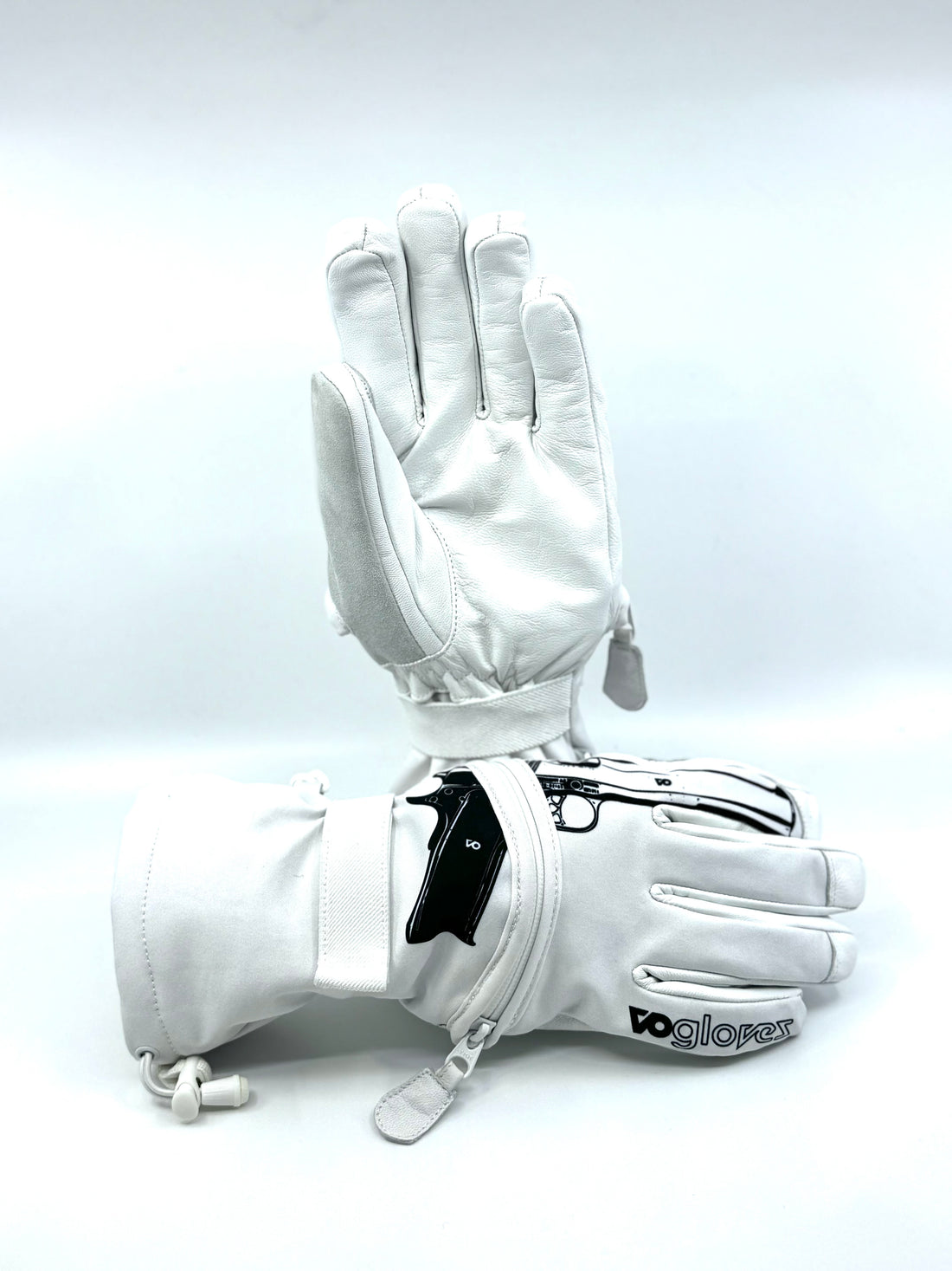 NEW! - 1911 PISTOL GLOVES - WHITE