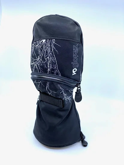 BLACK & BLACK FULL MITTENS